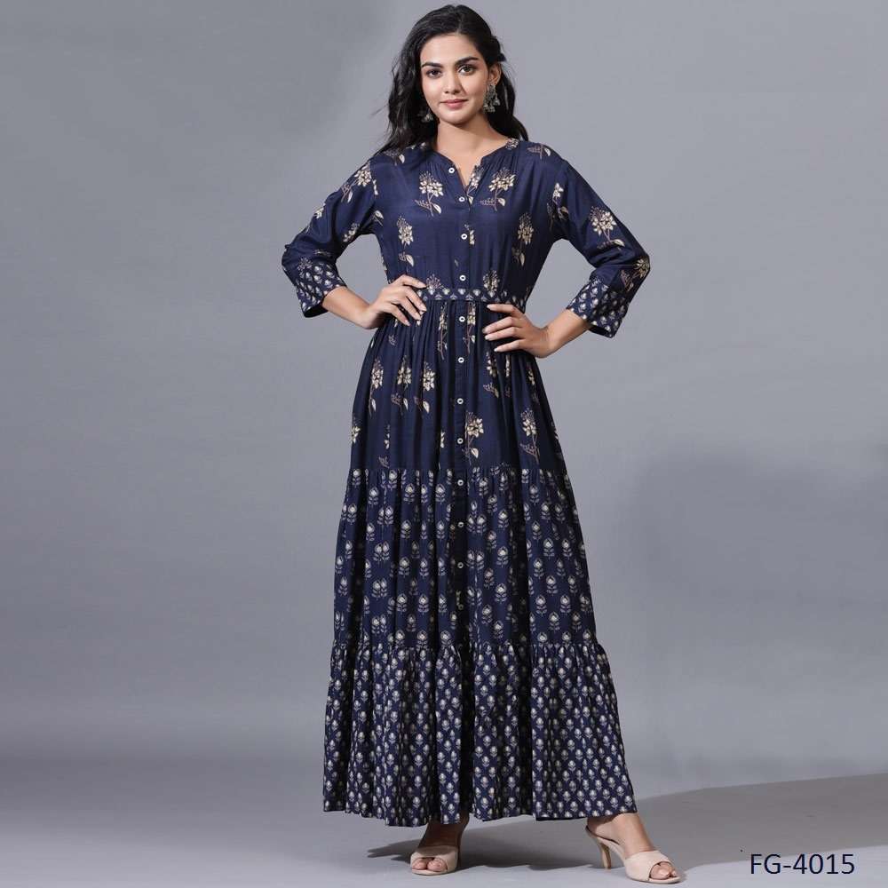 Fashion Galleria Launch Jennifer  Vol - 2 Gown  on Pure Muslin On Wholesale