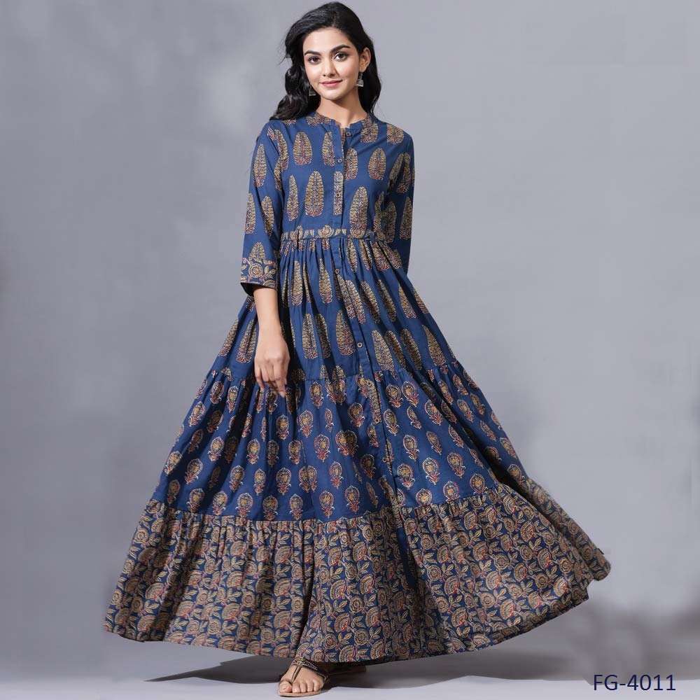 Fashion Galleria Launch Jennifer  Vol - 2 Gown  on Pure Muslin On Wholesale