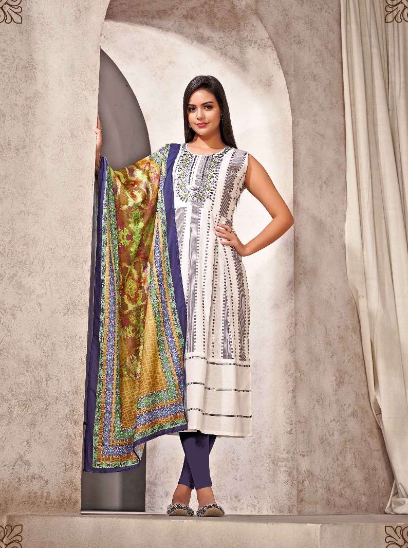 Fashion Galleria Mariyam Vol 1 Mal Cotton Kurtis With Dupatta On Wholesale