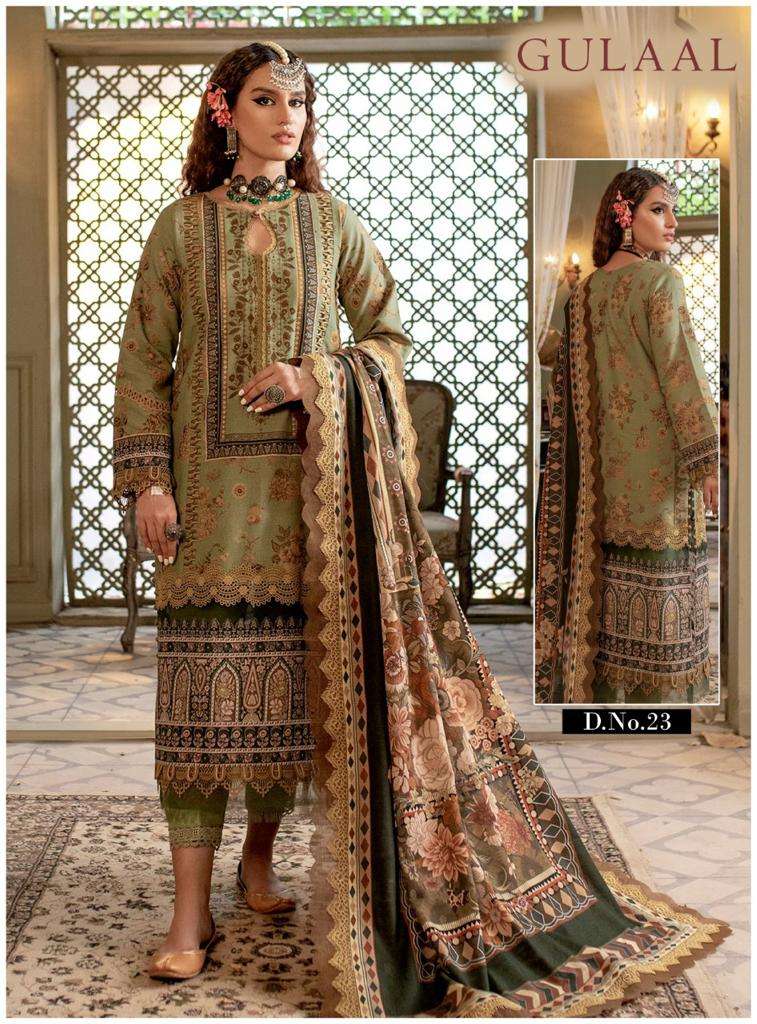 Gulaal Vol 3 Classy Luxury Cotton Printed Pakistani Suits On Wholesale