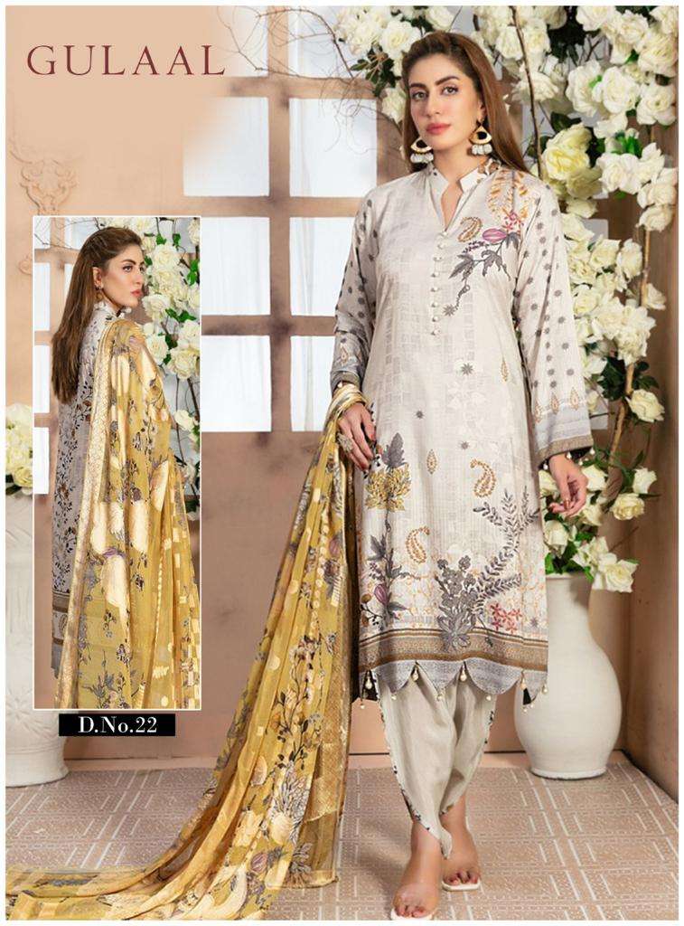 Gulaal Vol 3 Classy Luxury Cotton Printed Pakistani Suits On Wholesale