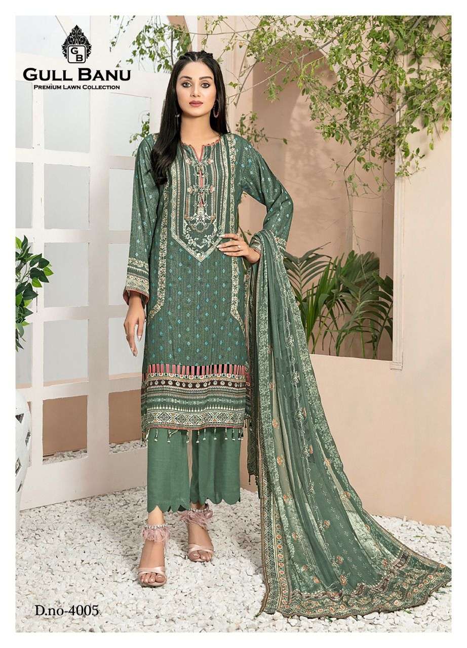 Gull Ahmed GULL BANU VOL-04 Pure Lawn Collection On Wholesale