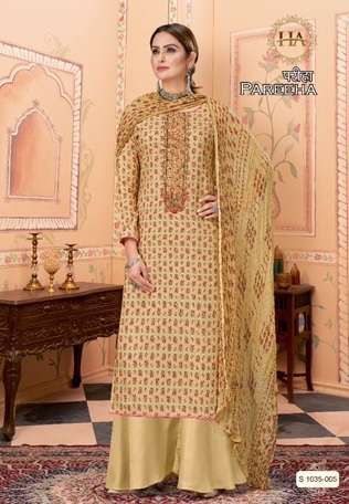 Harshit Fashion Pareeha Viscose Rayon Suits By Alok Suits On Wholesale