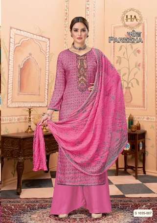 Harshit Fashion Pareeha Viscose Rayon Suits By Alok Suits On Wholesale