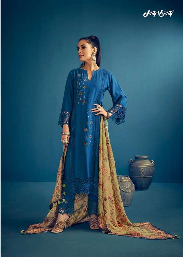 Jayvijay Presents Raabta Vol 2 Pure Moga Silk Embroidery With Handwork On Wholesale