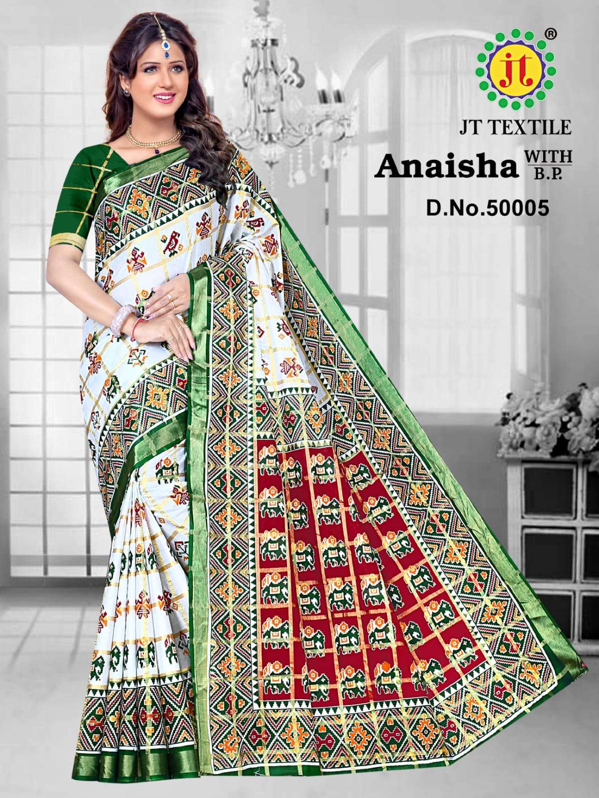 Jt Anaisha Vol 50 Cotton Jari Check Saree On Wholesale