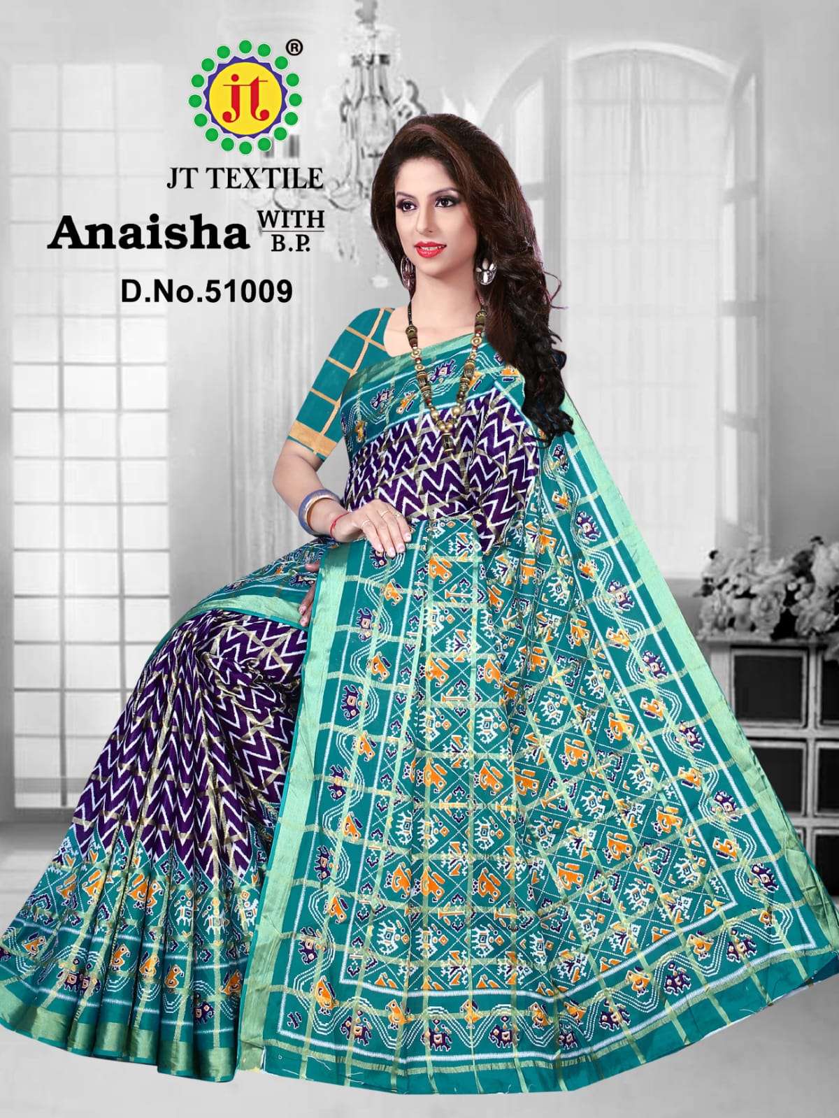 Jt Anaisha Vol - 51 Pure Cotton Jari Check Saree On Wholesale