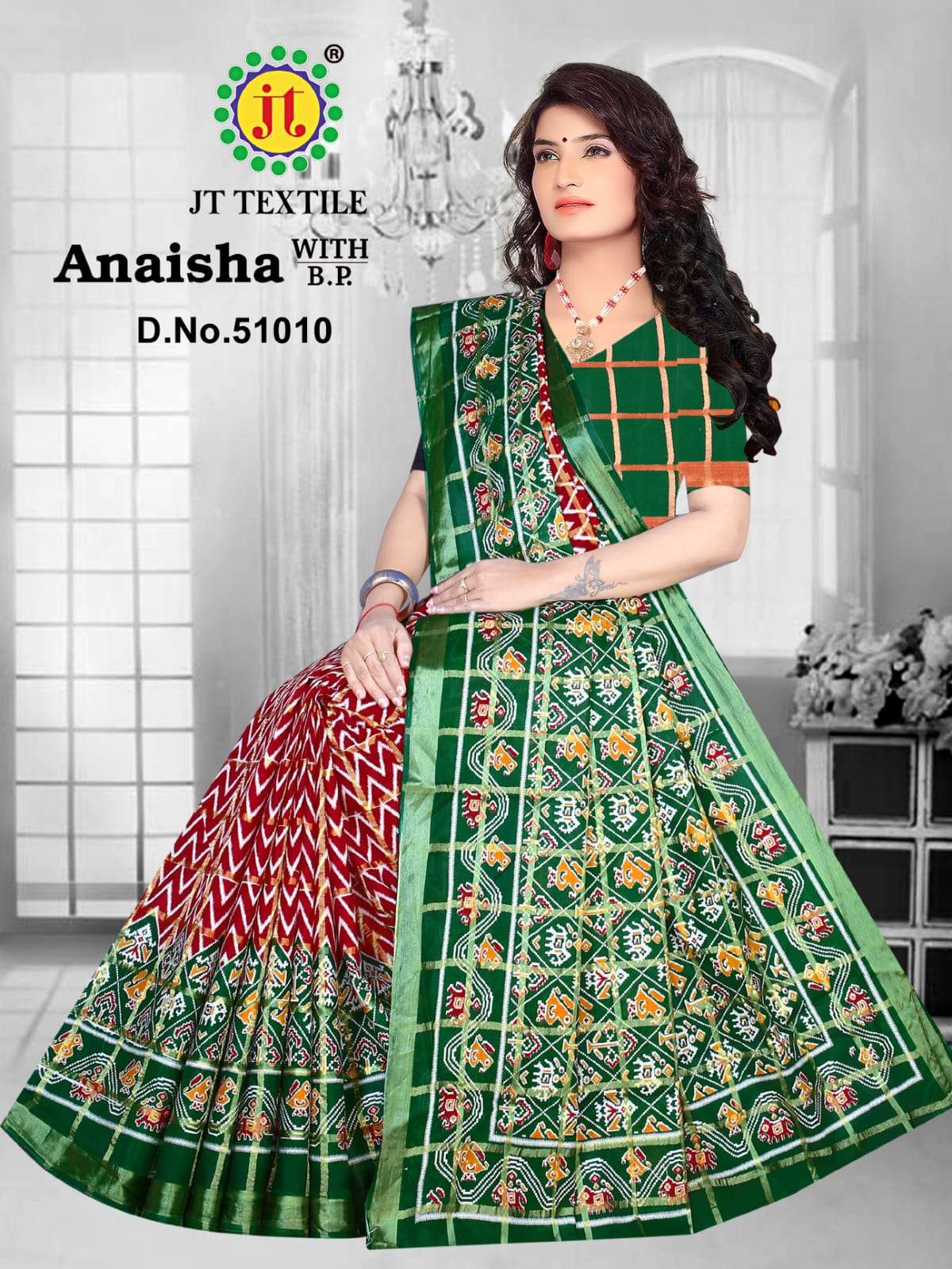 Jt Anaisha Vol - 51 Pure Cotton Jari Check Saree On Wholesale