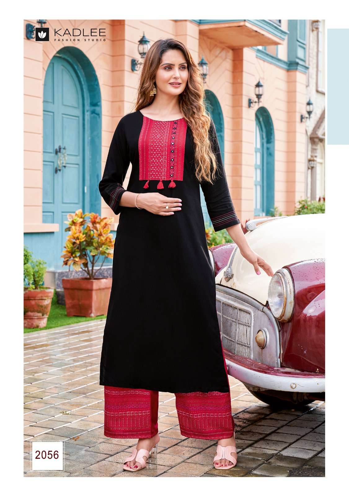 Kadlee Pankh Vol 8 Heavy Rayon Print Handwork & Embroidery On Wholesale