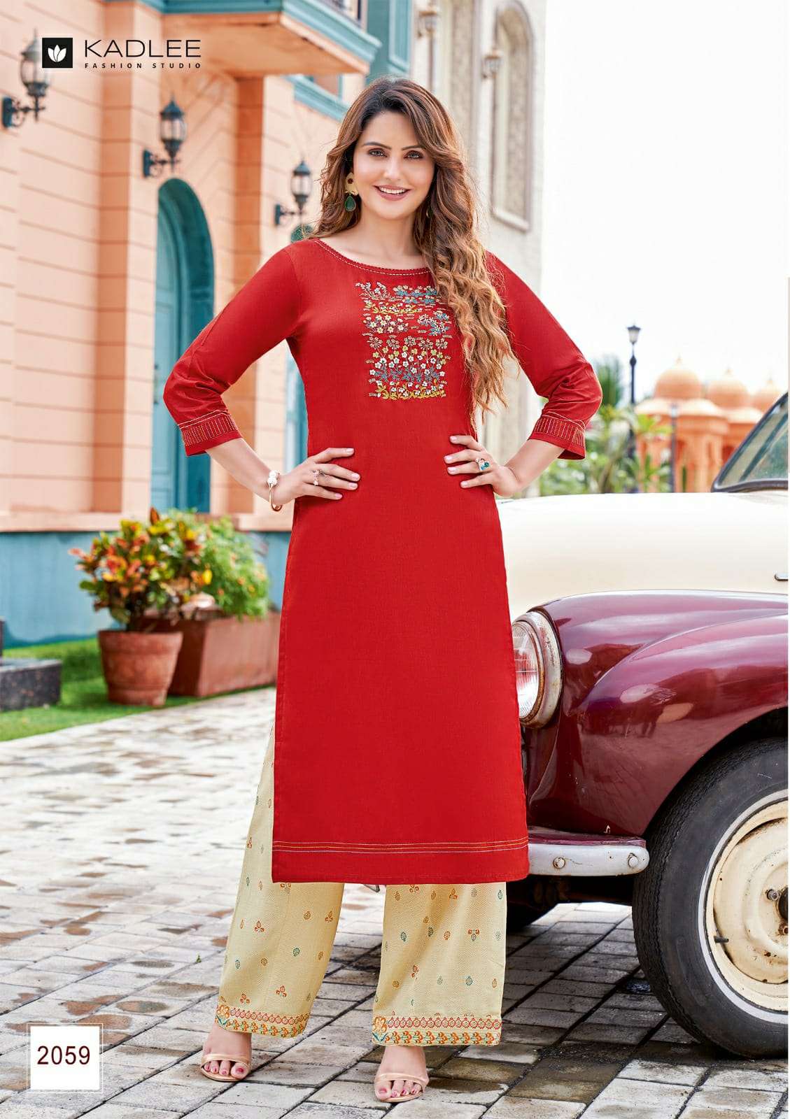 Kadlee Pankh Vol 8 Heavy Rayon Print Handwork & Embroidery On Wholesale