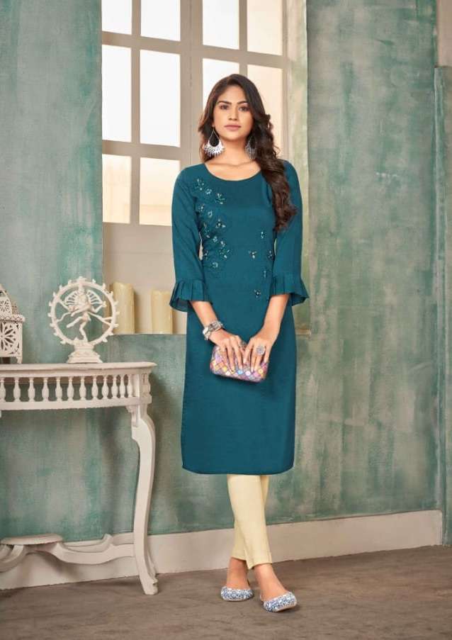 Kalaroop By Kajree Octivia Vol 13 Stylish And Designer Regular Kurtis On Wholesale