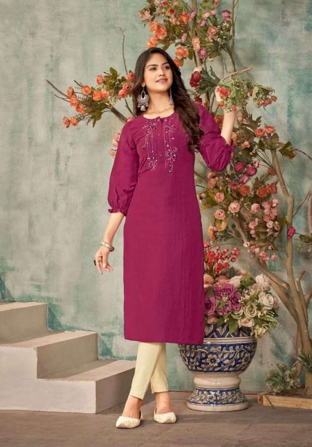 Kalaroop By Kajree Octivia Vol 13 Stylish And Designer Regular Kurtis On Wholesale
