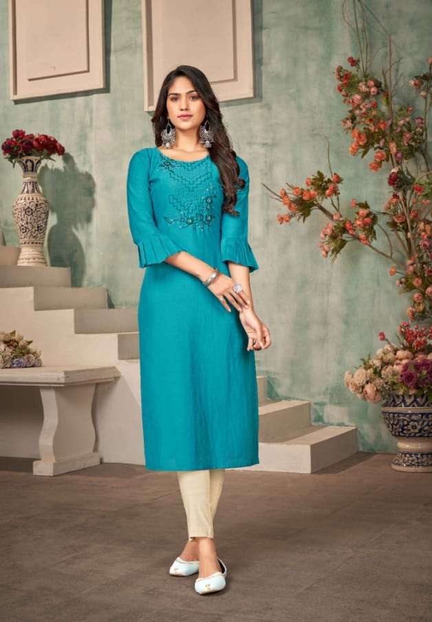 Kalaroop By Kajree Octivia Vol 13 Stylish And Designer Regular Kurtis On Wholesale