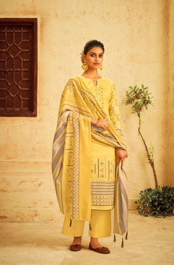 Kesari Alisha Designer Cotton Dress Material Collection On Wholesale