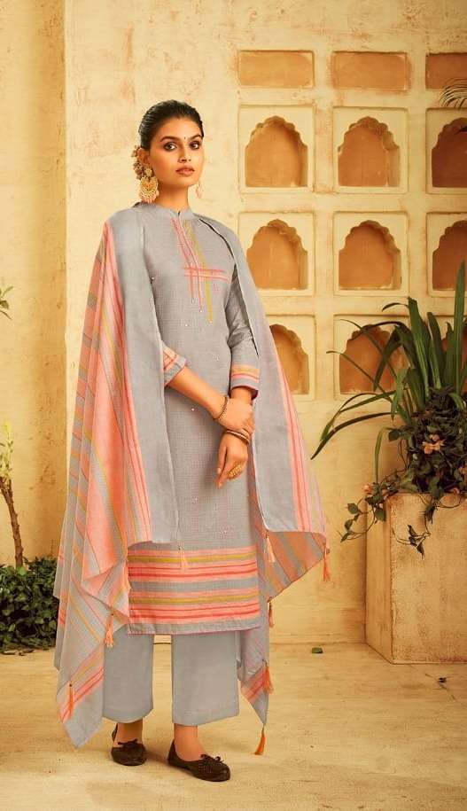 Kesari Alisha Designer Cotton Dress Material Collection On Wholesale