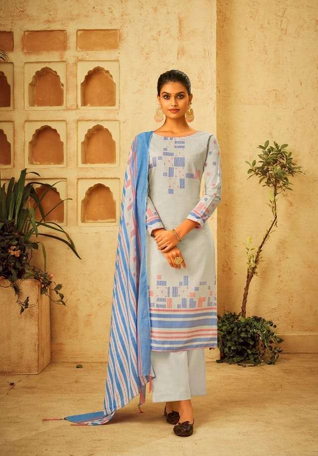 Kesari Alisha Designer Cotton Dress Material Collection On Wholesale