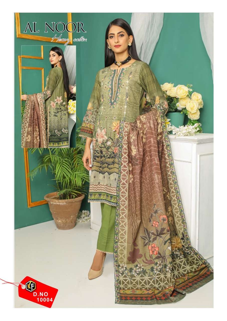 Keval Fab Al Noor Heavy Cotton Printed Karachi Suits On Wholesale