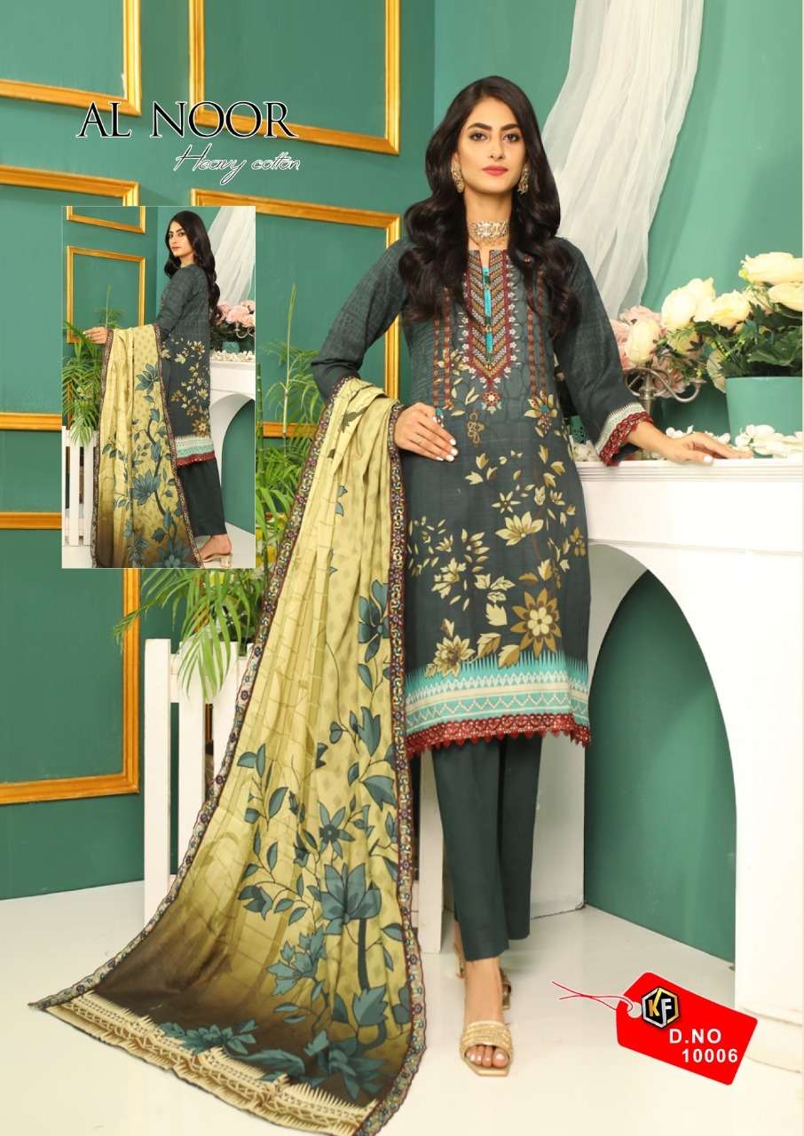 Keval Fab Al Noor Heavy Cotton Printed Karachi Suits On Wholesale
