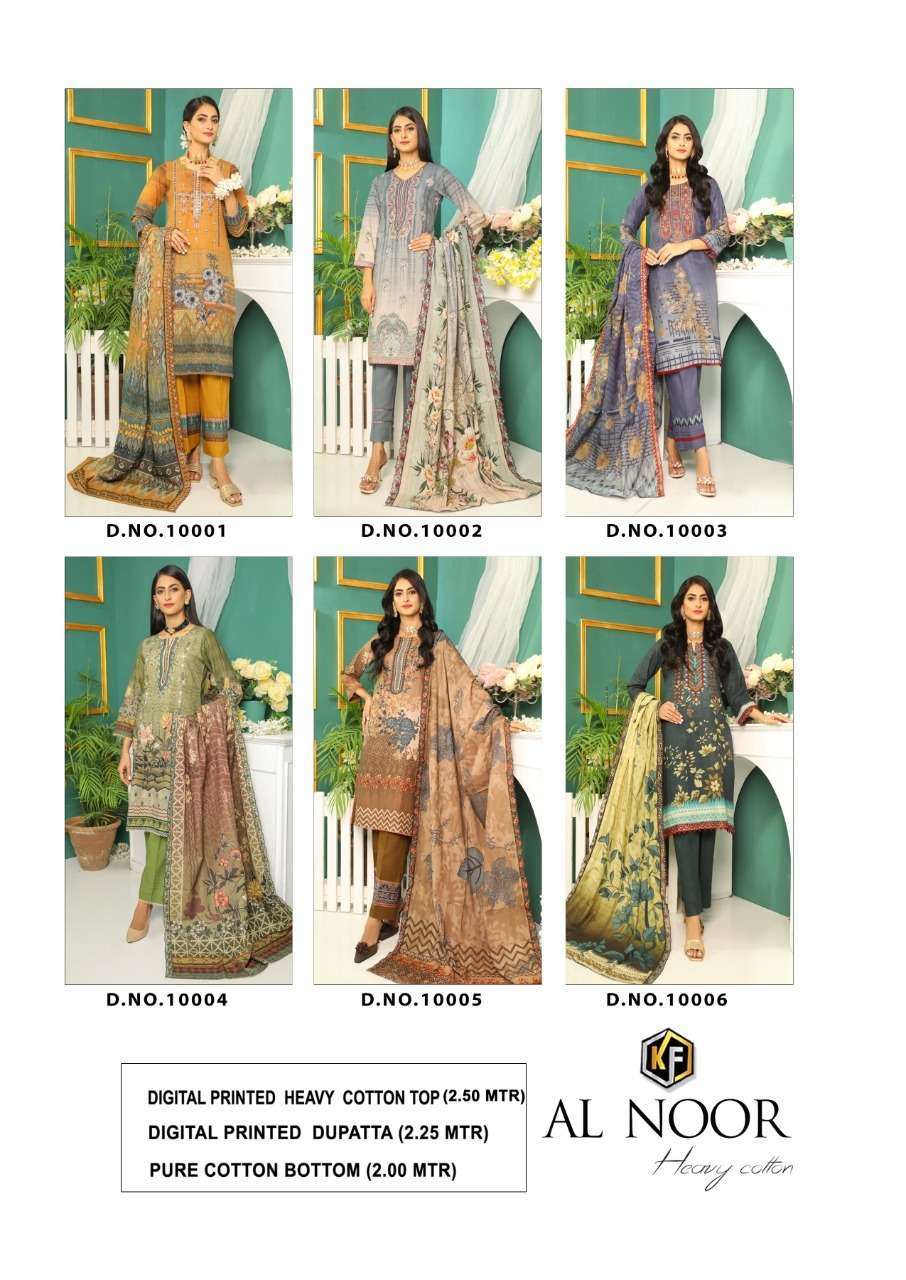 Keval Fab Al Noor Heavy Cotton Printed Karachi Suits On Wholesale