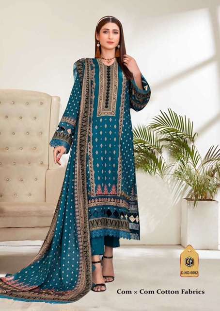 Keval Fab Sobia Nazir Luxury Vol 6 Cotton Karachi Printed Suits On Wholesale
