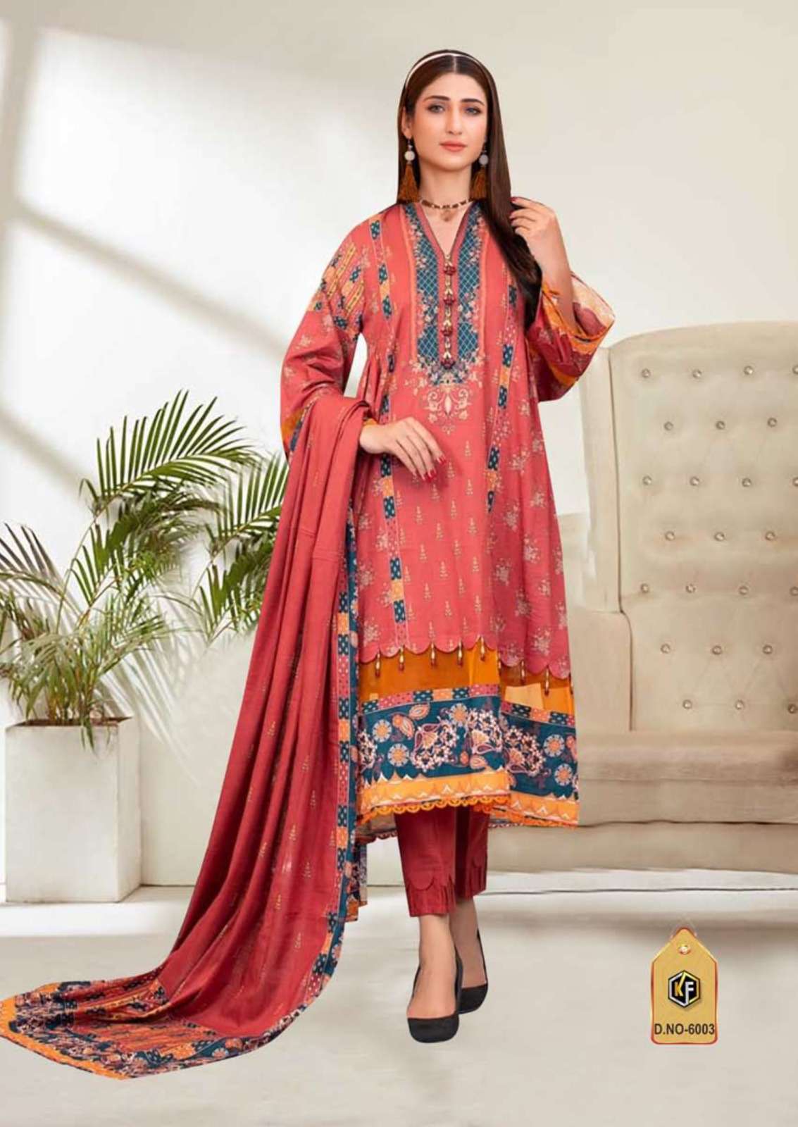 Keval Fab Sobia Nazir Luxury Vol 6 Cotton Karachi Printed Suits On Wholesale