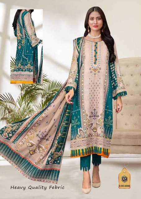 Keval Fab Sobia Nazir Luxury Vol 6 Cotton Karachi Printed Suits On Wholesale
