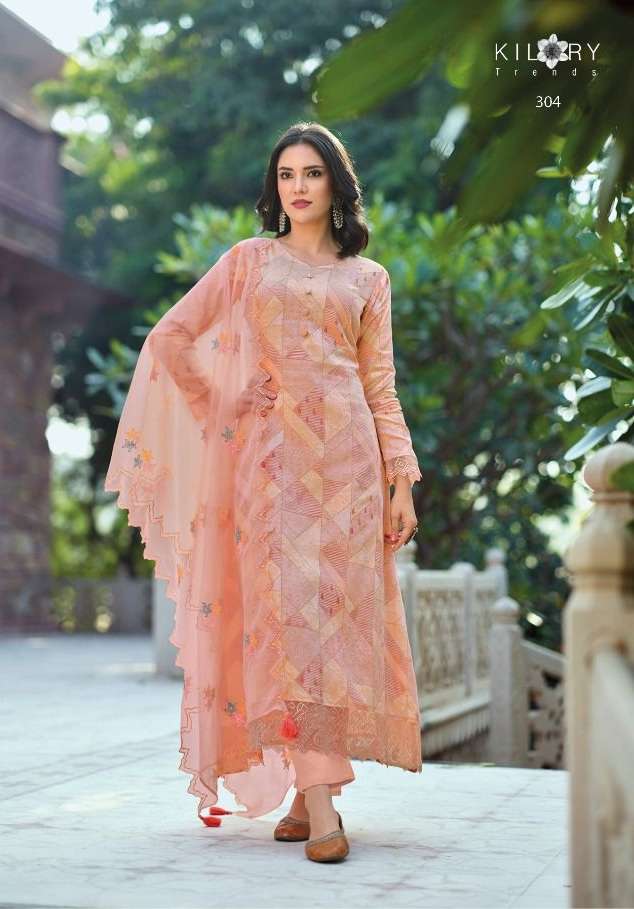 Killory Trendz Izhar-5 Wholesale Digital Print On Jamm Cotton Dress