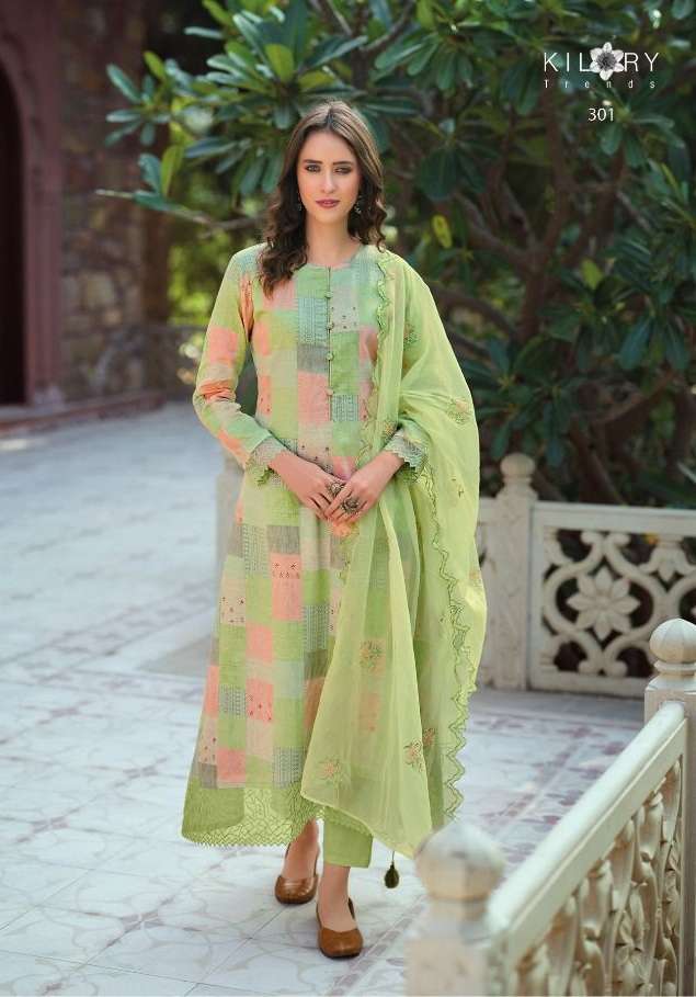 Killory Trendz Izhar-5 Wholesale Digital Print On Jamm Cotton Dress