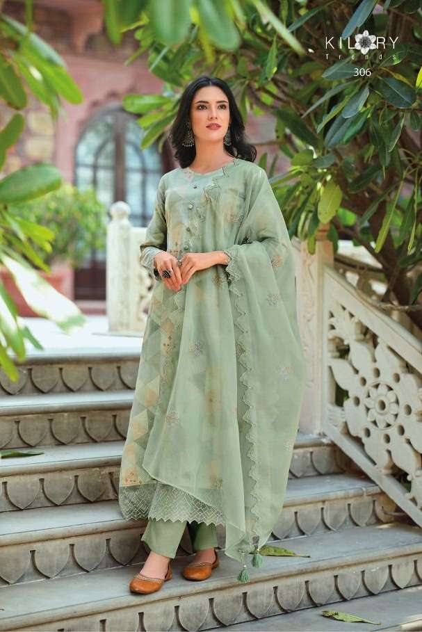 Killory Trendz Izhar-5 Wholesale Digital Print On Jamm Cotton Dress