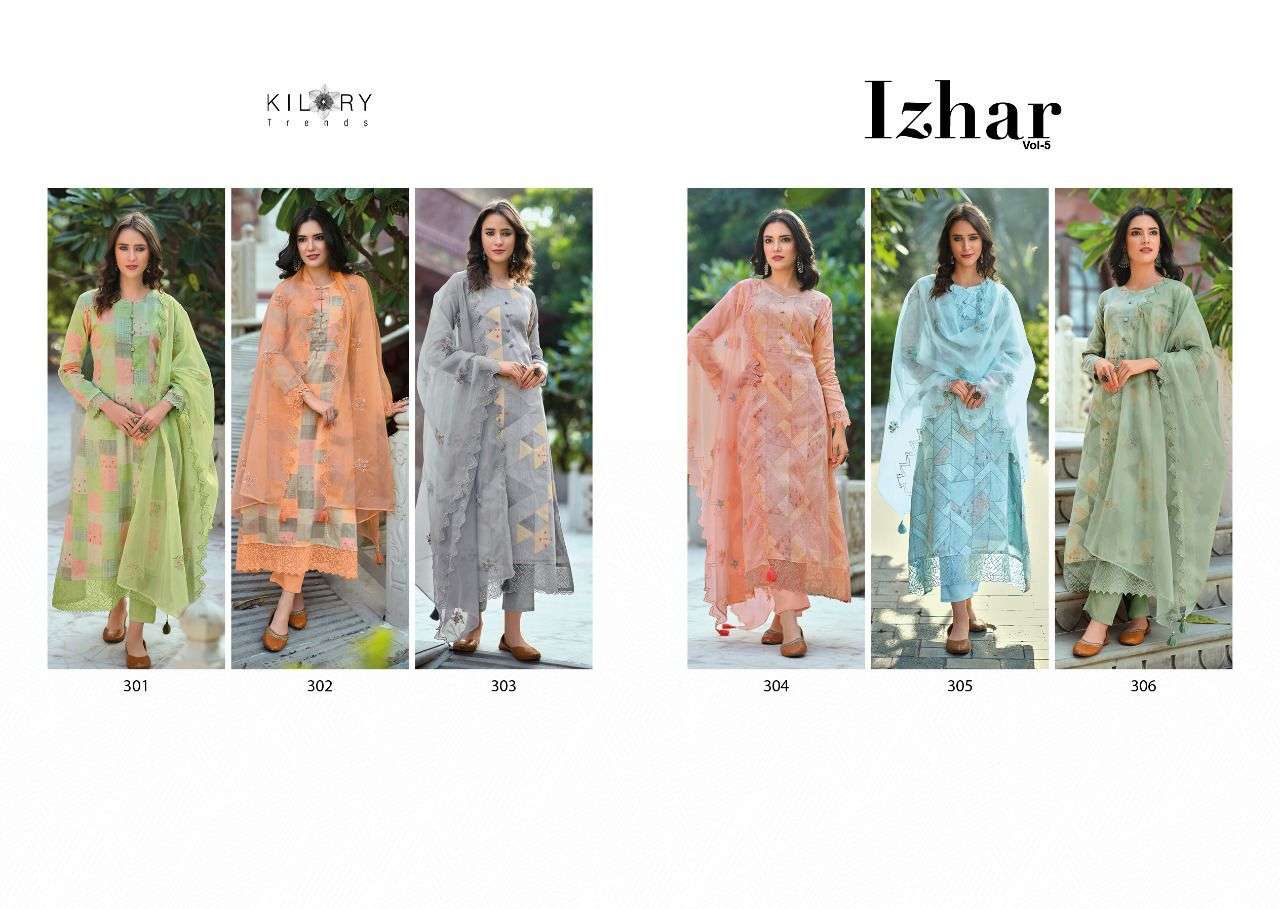 Killory Trendz Izhar-5 Wholesale Digital Print On Jamm Cotton Dress