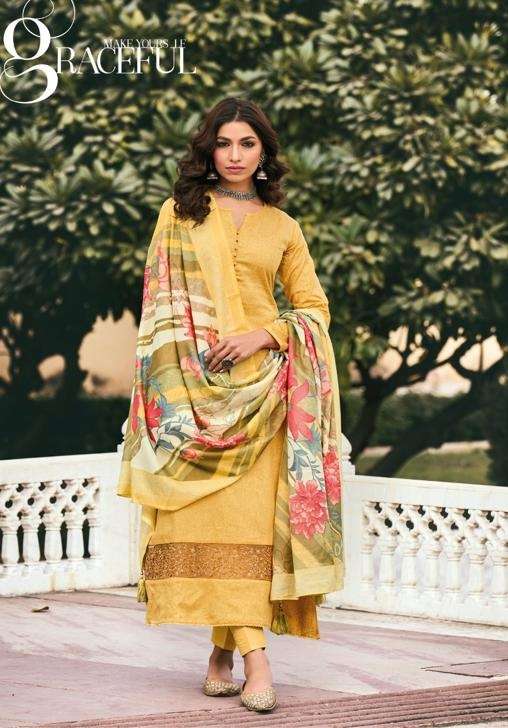 Kilory Ruh Vol 5 Pure Cotton Jaam Silk With Fancy Embroidery Salwar Suit Top Bottom With