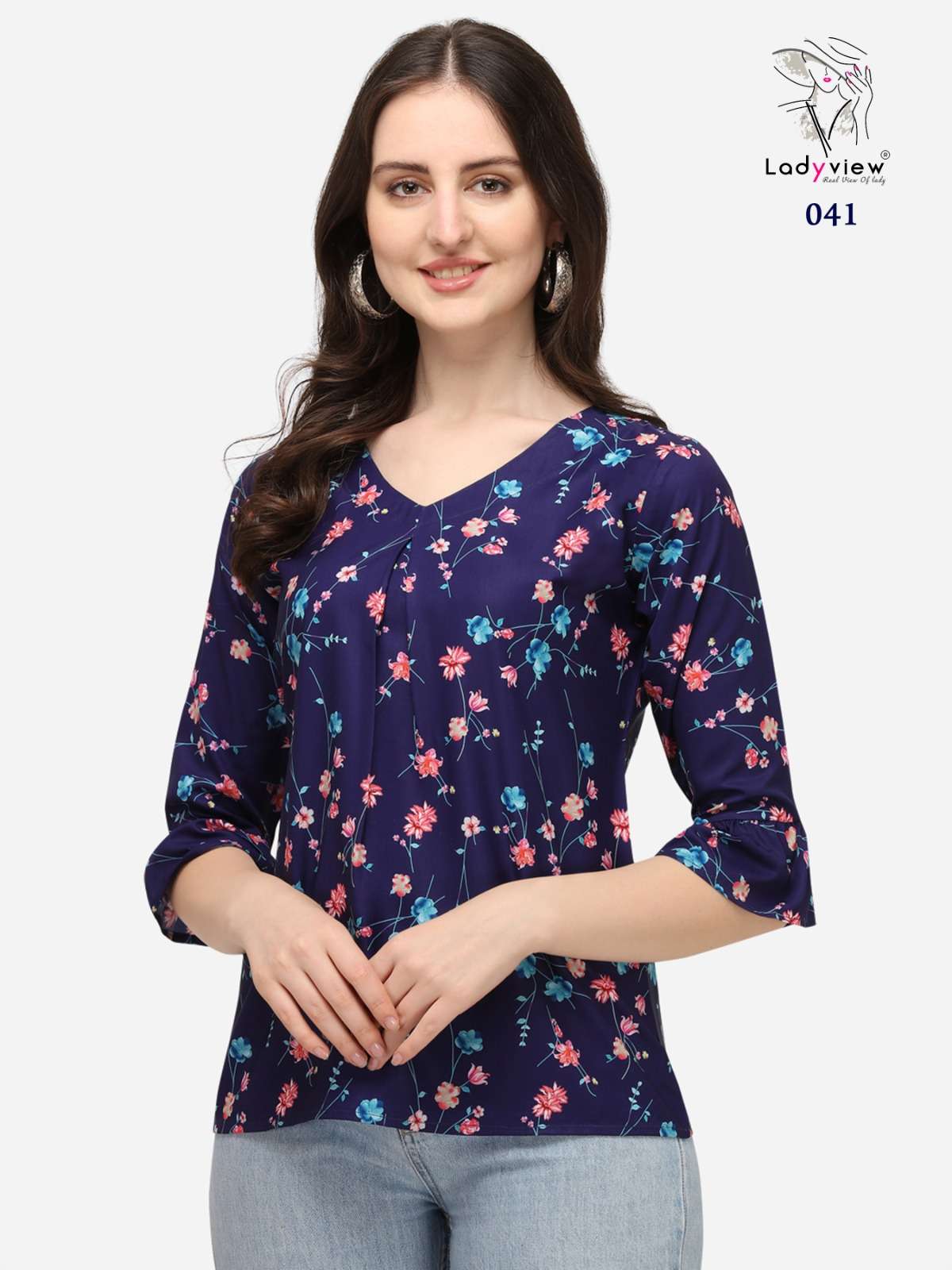 Ladyview Topsy Remix 3 Fancy Western Ladies Top On Wholesale