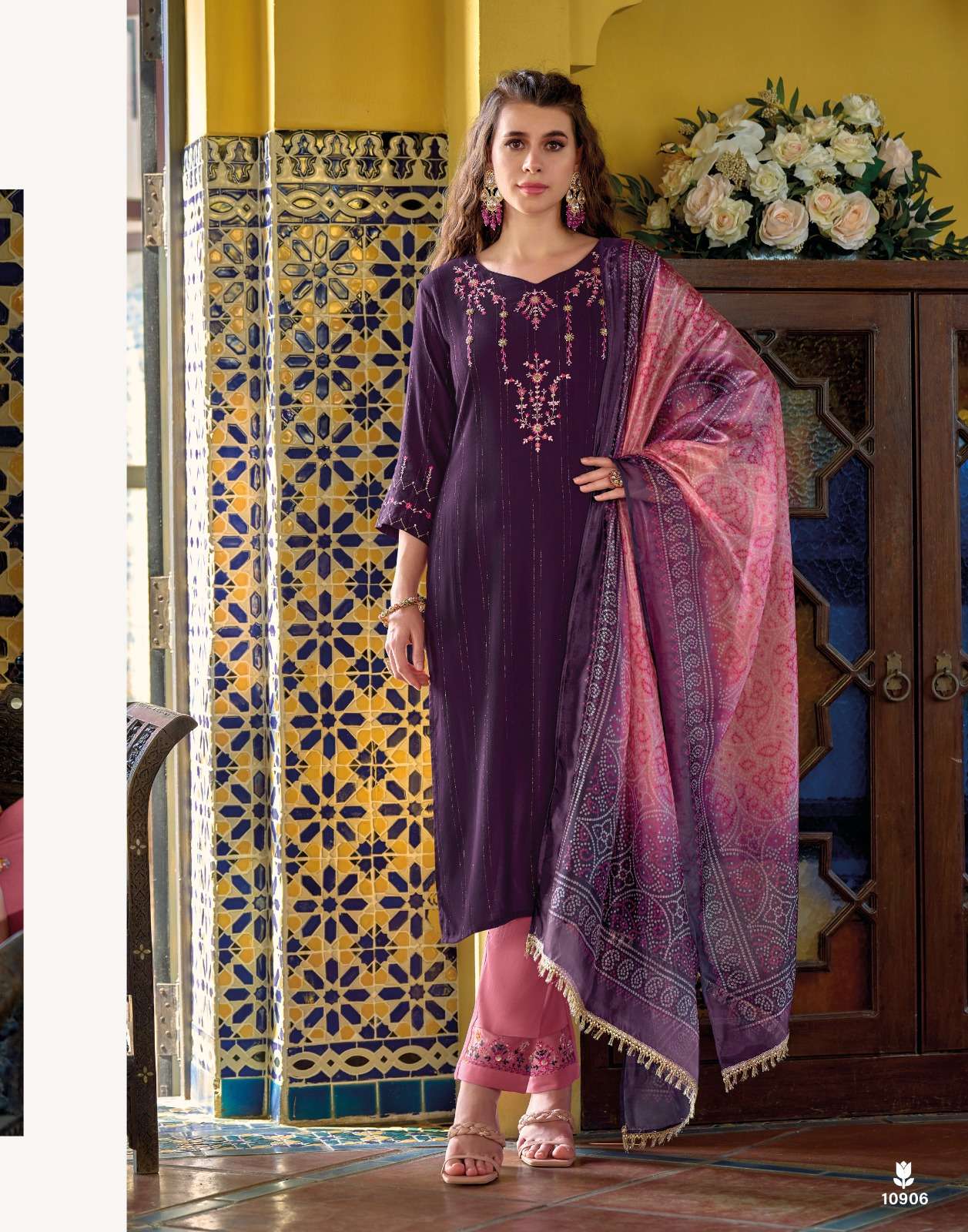 100 MILES SULA PURE COTTON KURTI WITH BOTTOM AND DUPATTA, Designer at Rs  903/piece in Pune