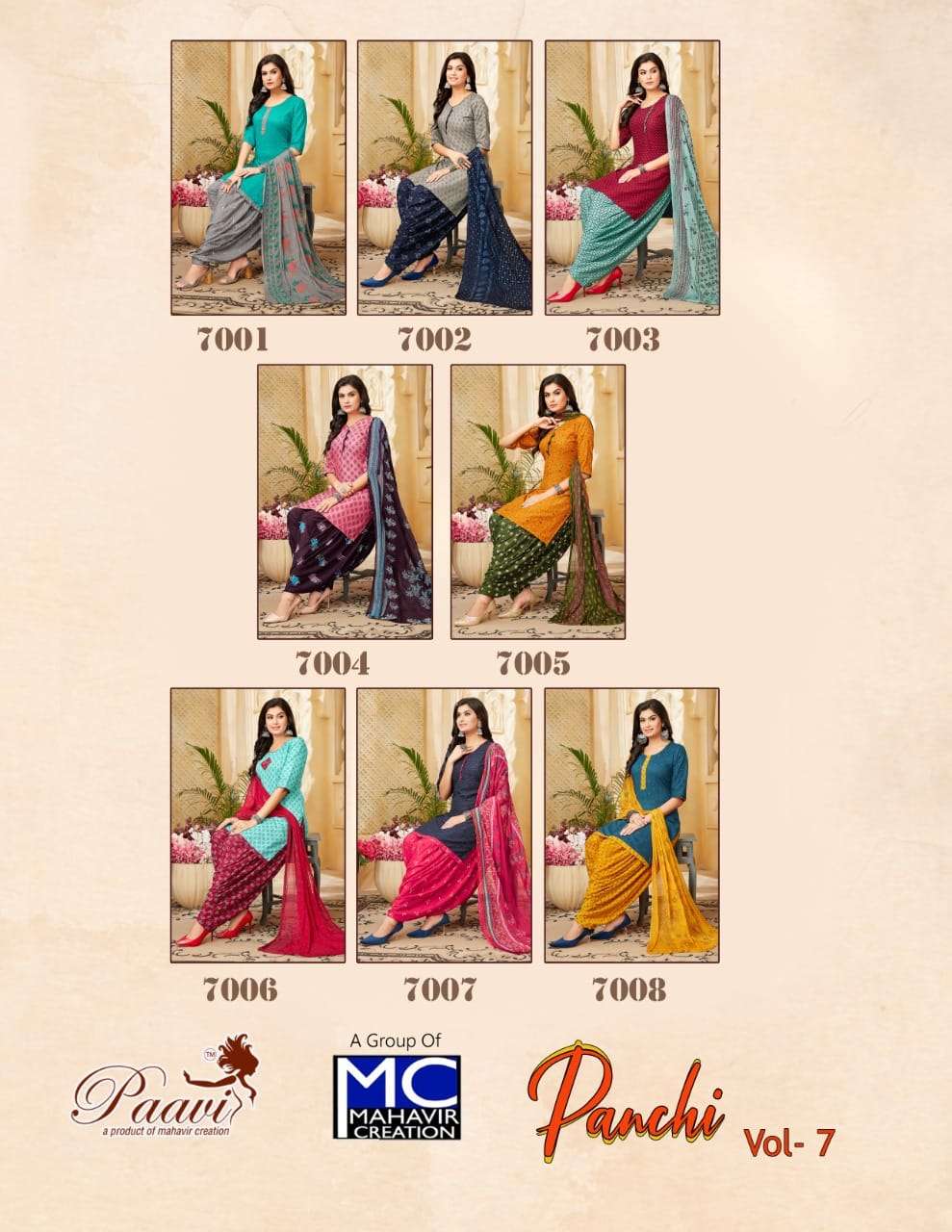 Mahavir Creation Readymade Heavy Rayon Printed Top Bottom With Dupatta On Wholesale