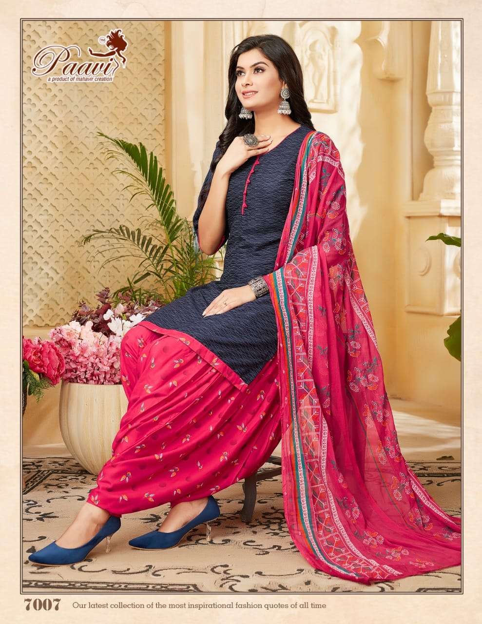 Mahavir Creation Readymade Heavy Rayon Printed Top Bottom With Dupatta On Wholesale
