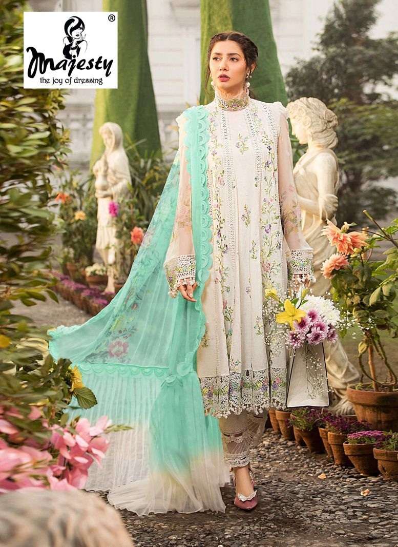  Majesty Maria Super Hit Collection On Pakistani Suit On Wholesale