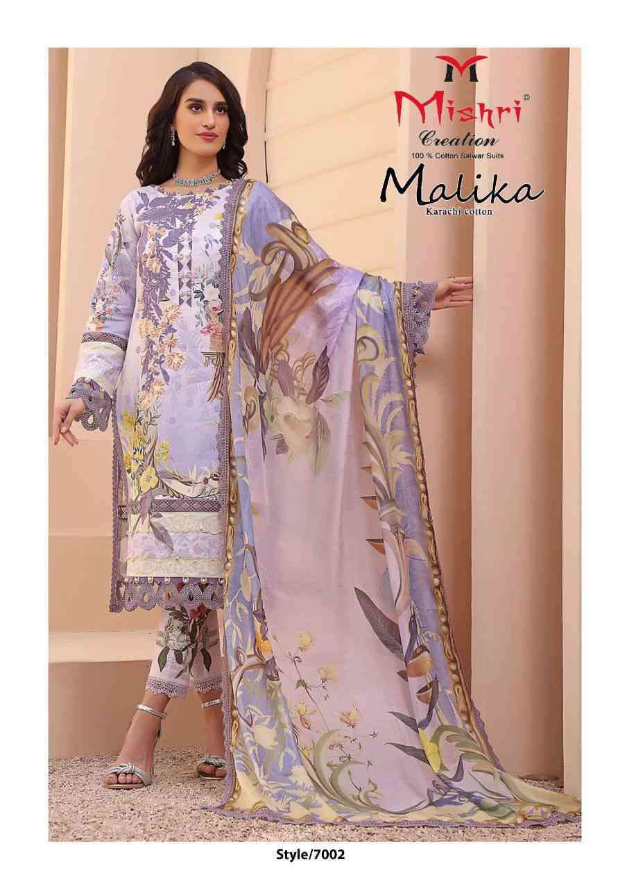Mishri Malika Karachi Cotton Vol 7 Pure Karachi Print Cotton Dress Material On Wholesale