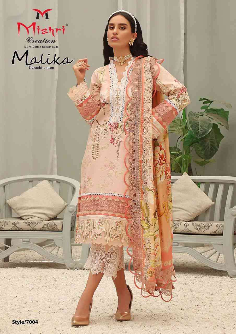 Mishri Malika Karachi Cotton Vol 7 Pure Karachi Print Cotton Dress Material On Wholesale