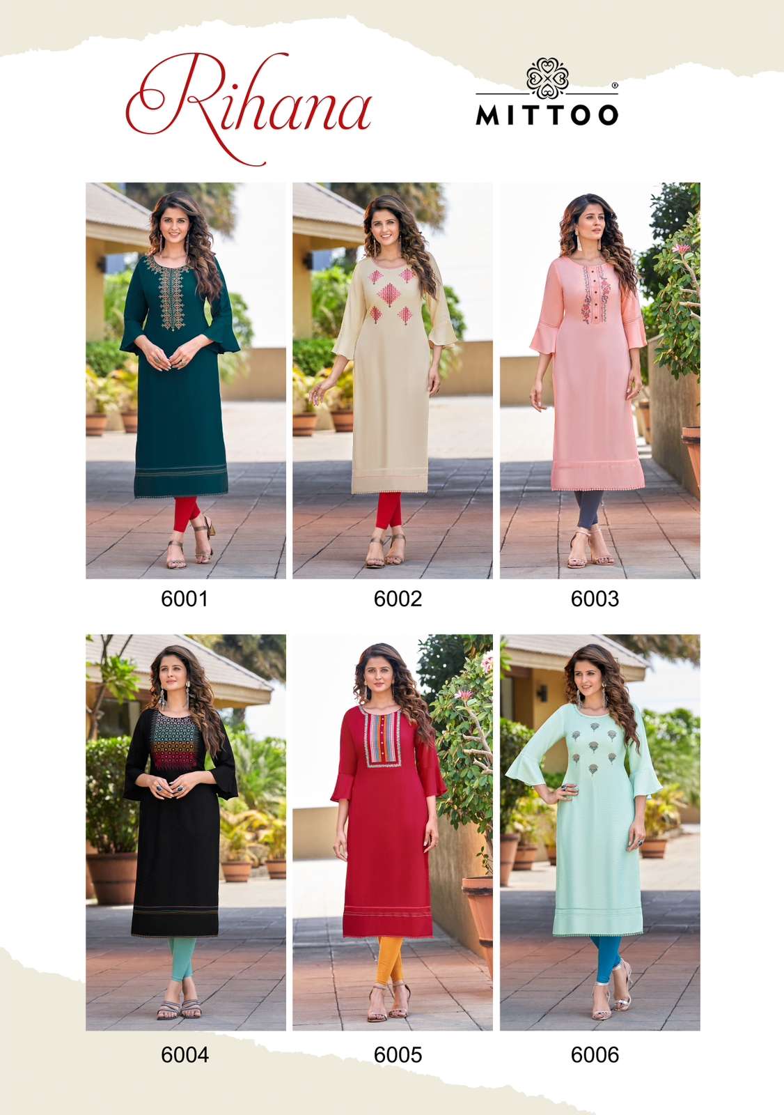 Mittoo Rihana Heavy Rayon Readymade Kurtis On Wholesale