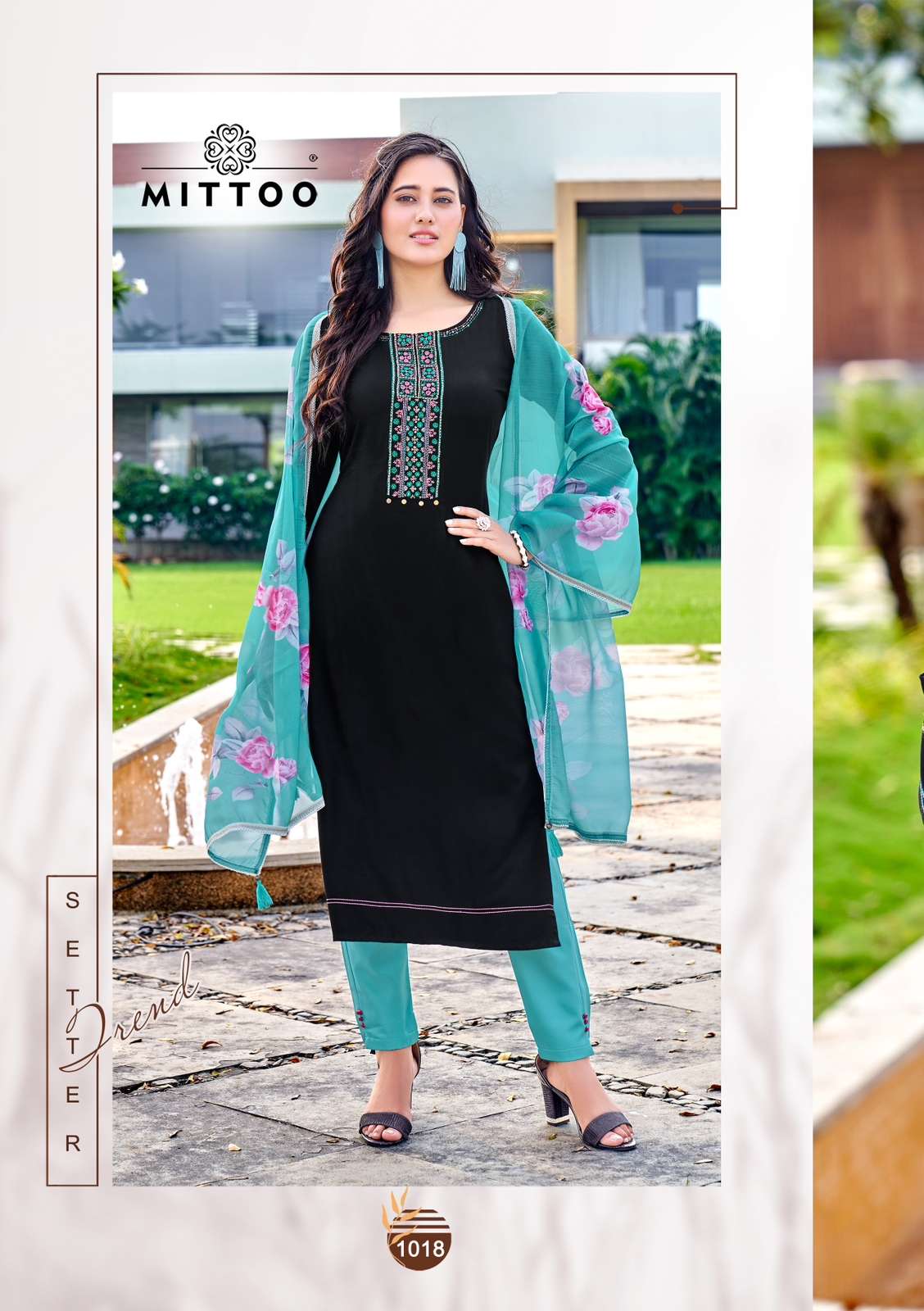 Mittoo Shringar Vol 7  Viscose Weaving Embroidery & Hand Work On Wholesale 