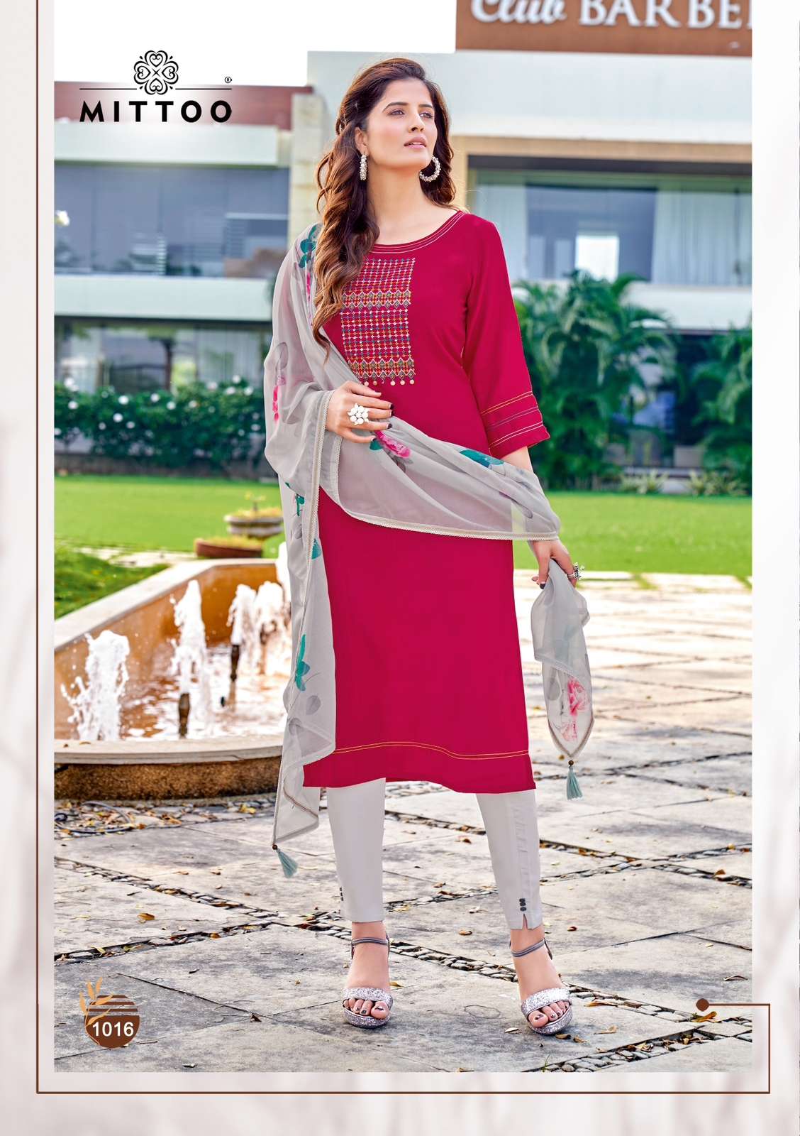 Mittoo Shringar Vol 7  Viscose Weaving Embroidery & Hand Work On Wholesale 
