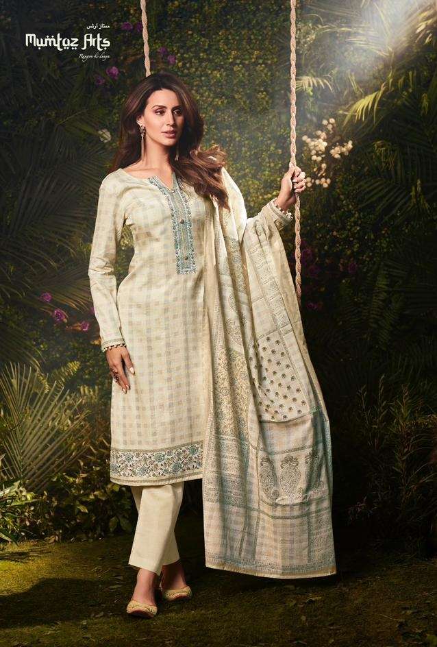 Mumtaz Arts Shades Of Love Viscose Jam Satin Suits Top Bottom With Dupatta On Wholesale