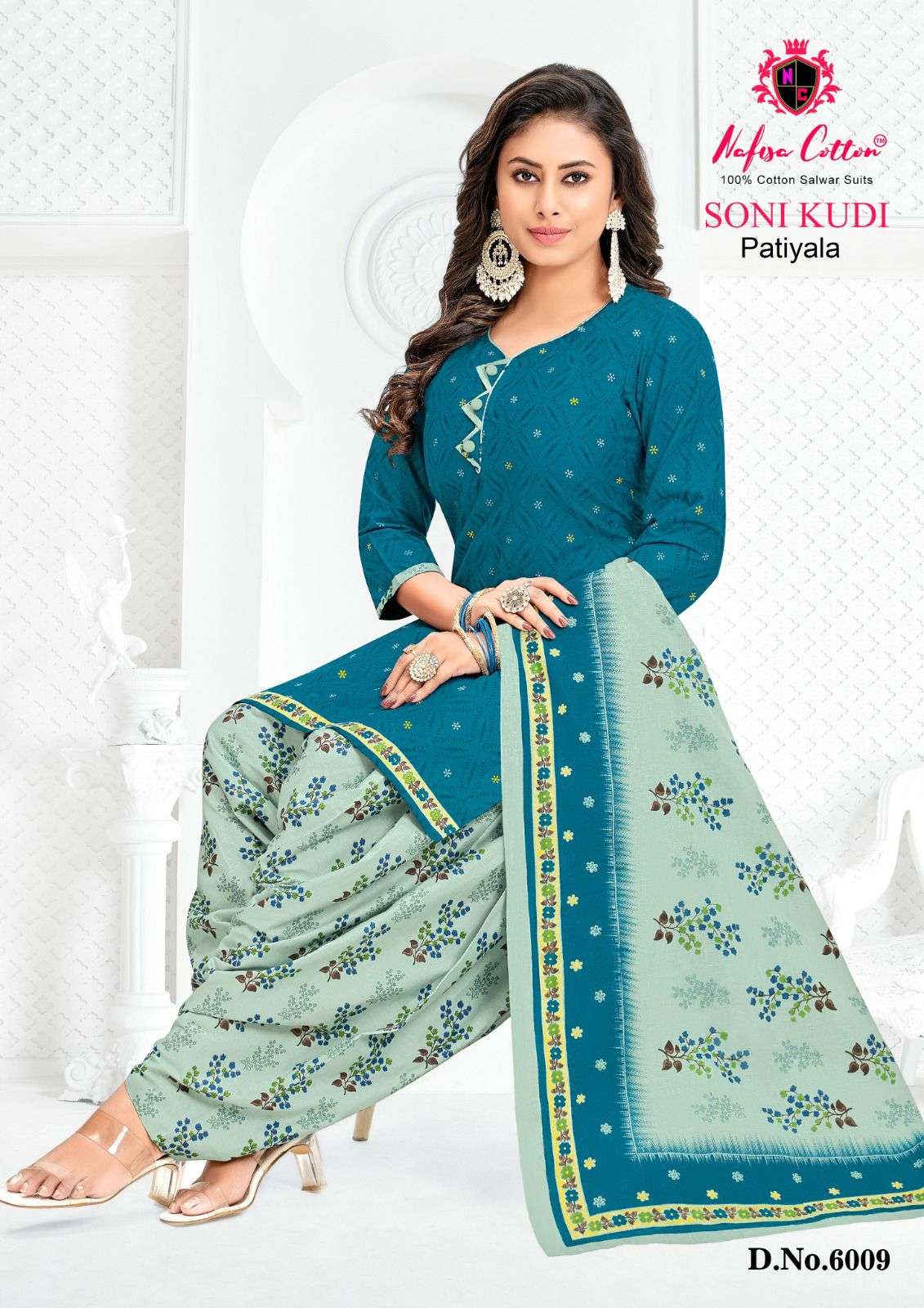 Nafisa Cotton Soni Kudi Vol 6 Patiyala Cotton Printed Dress Materials On Wholesale 
