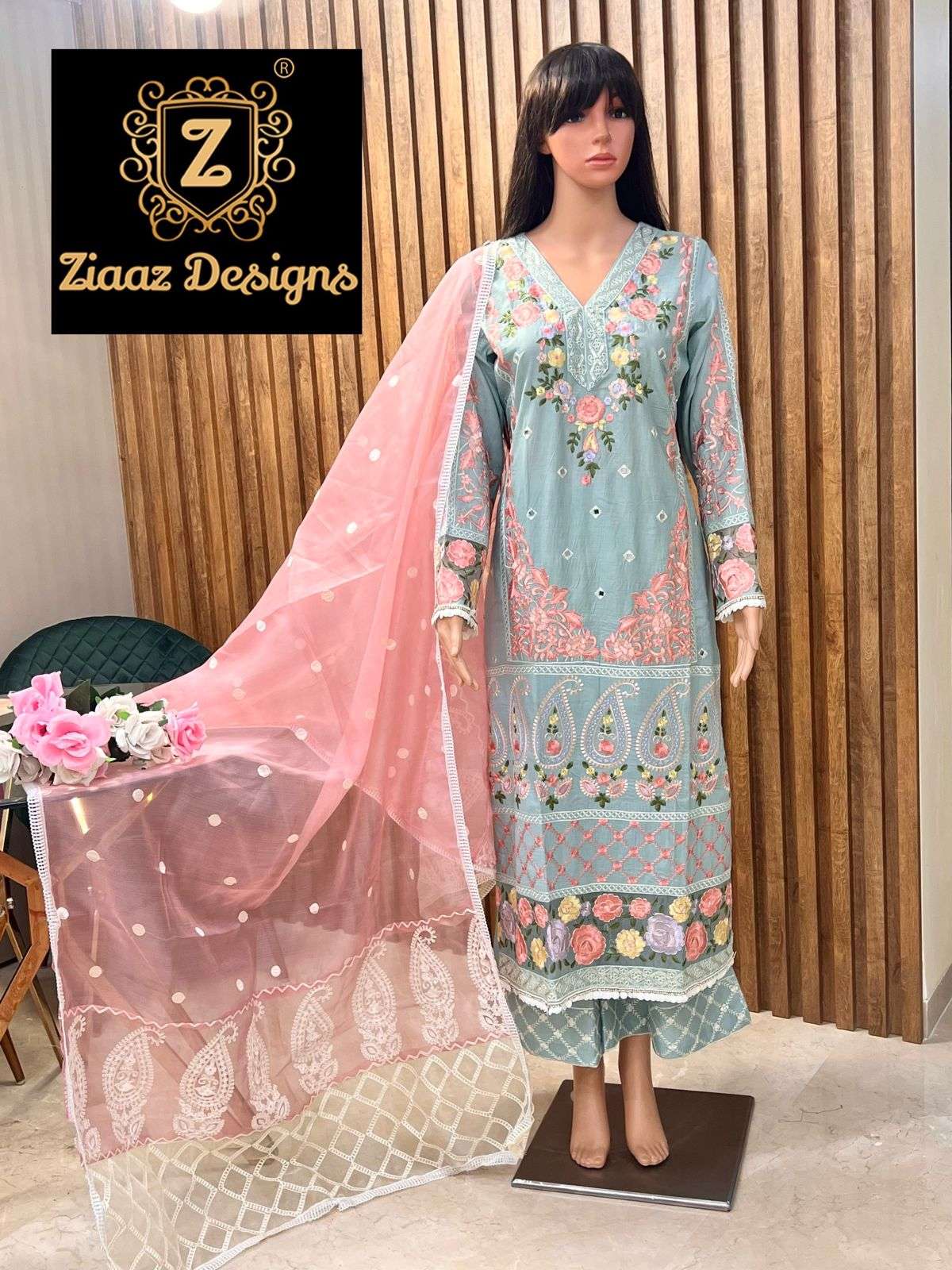 Noorjahan Vol 7 & 8 Cotton Embroidered Mirror Work And Hand Work On Wholesale 