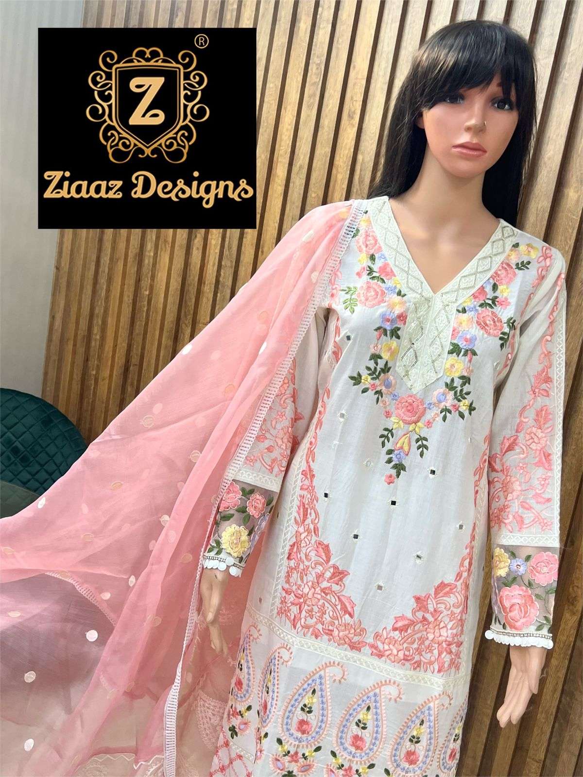 Noorjahan Vol 7 & 8 Cotton Embroidered Mirror Work And Hand Work On Wholesale 