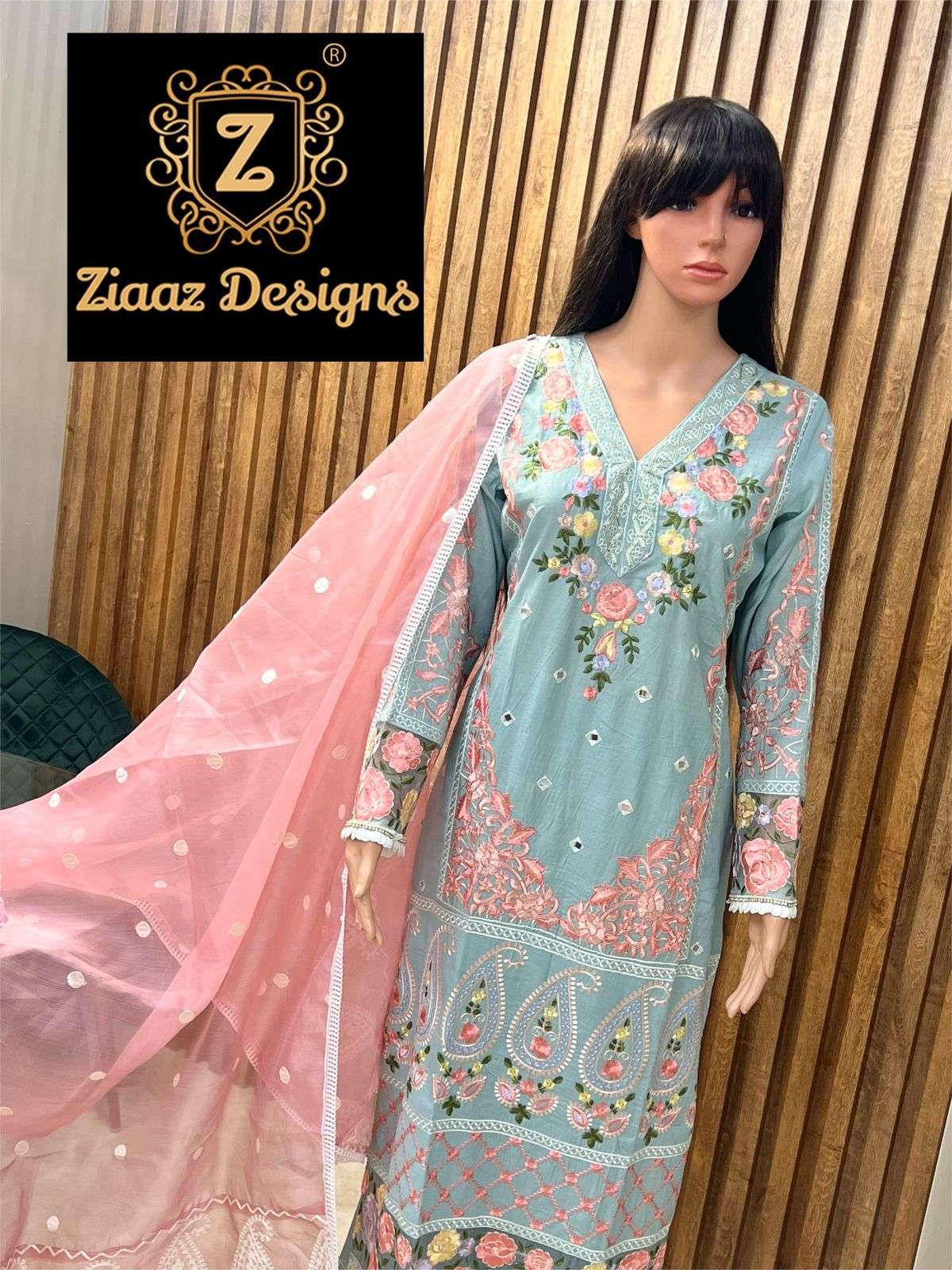 Noorjahan Vol 7 & 8 Cotton Embroidered Mirror Work And Hand Work On Wholesale 