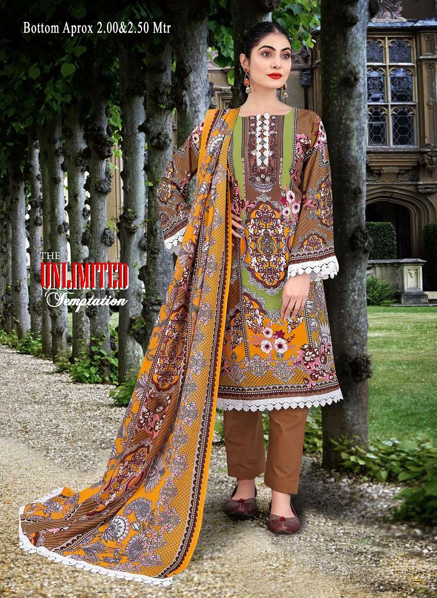 Paridhan Sufiya Vol 1 Pure Karachi Cotton Pakistani Top Bottom With Dupatta On Wholesale