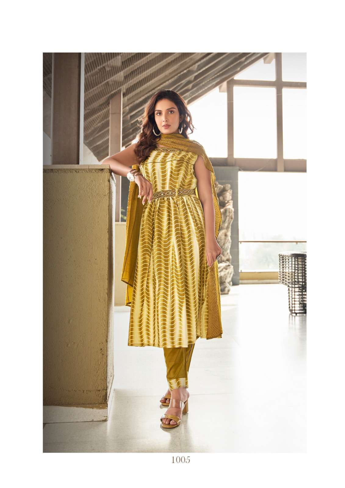 Parra Studio Anupama Vol 1 Rayon Cotton Print With Embroidery Nayra Kurti Pent With Dupatta On Wholesale