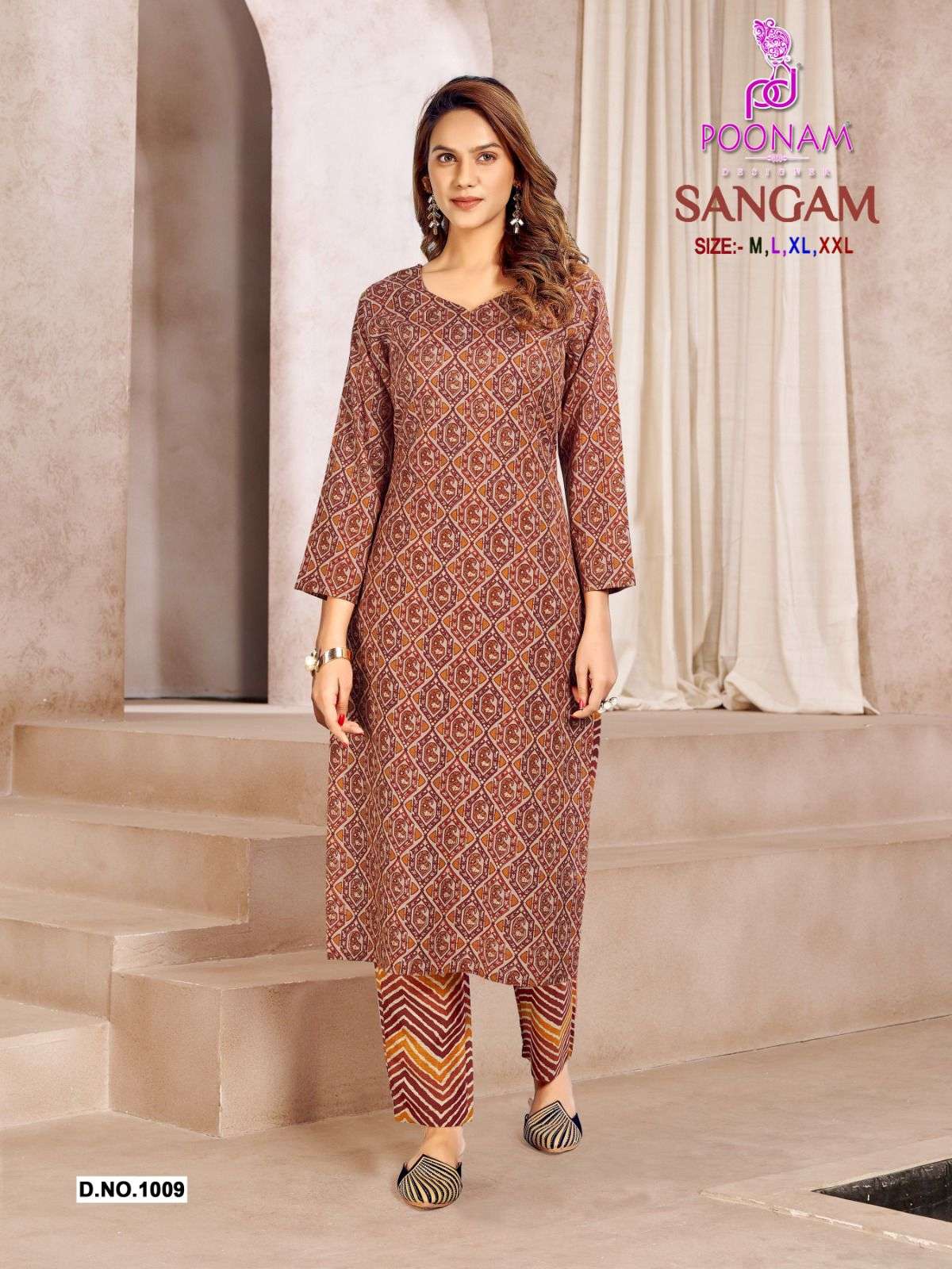 Poonam Designer smit Creation Original Capsule Print Kurti With Pant On Wholesale