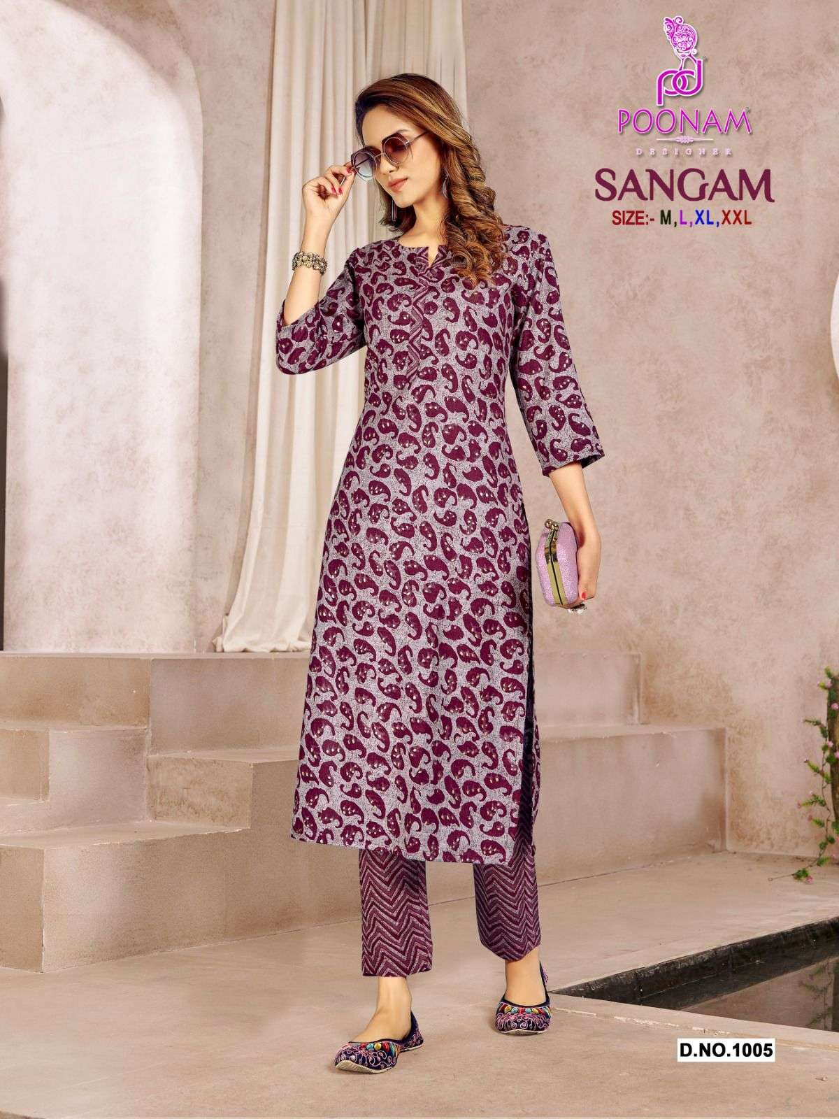 Poonam Designer smit Creation Original Capsule Print Kurti With Pant On Wholesale